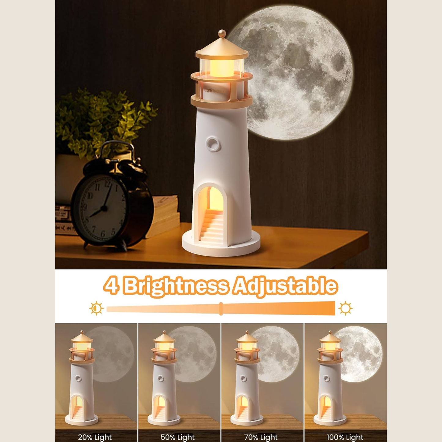 Lampara de Noche Decorativa Recargable